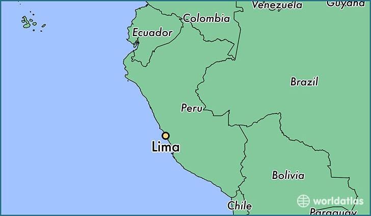 Lima, peru di peta dunia