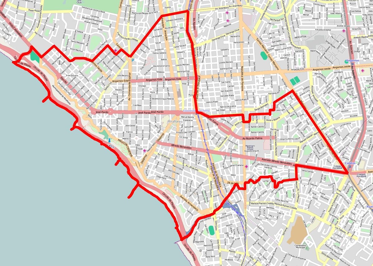 Lima taman peta