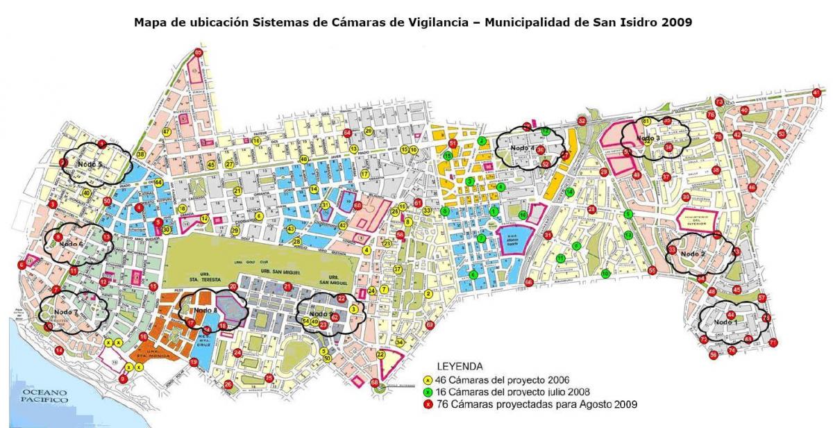 Peta san isidro Lima